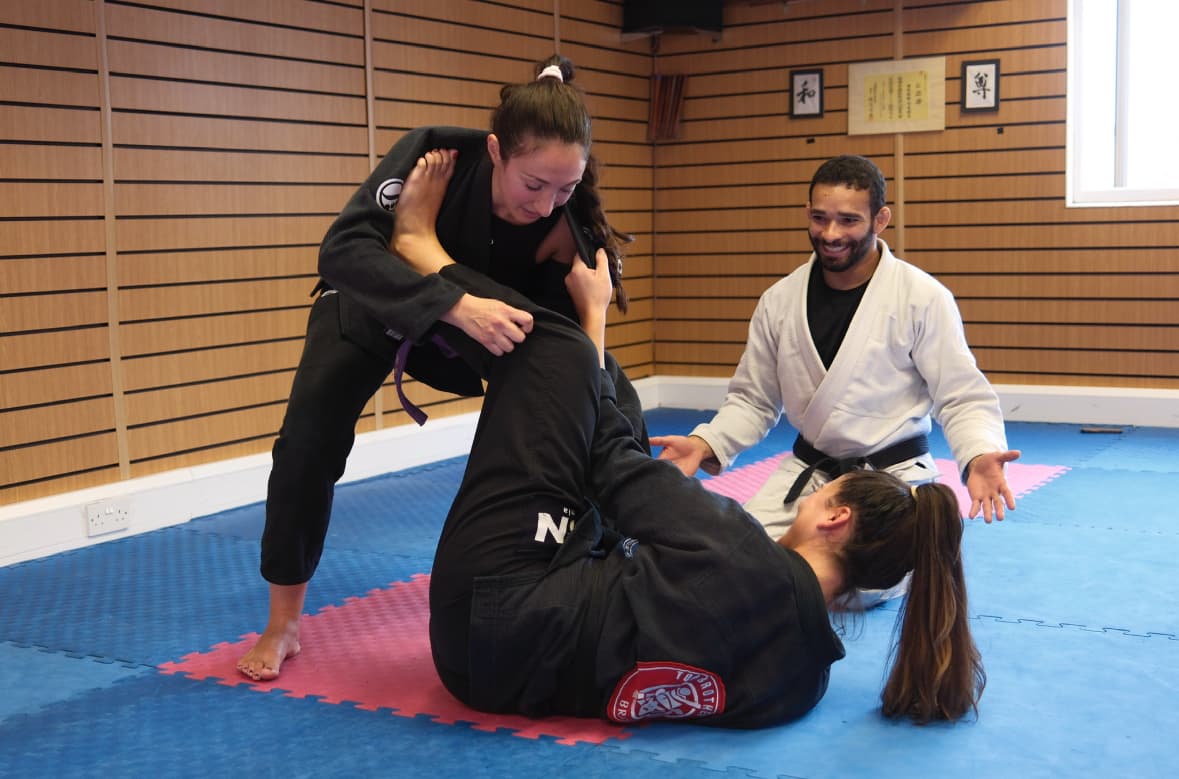 Group photo with professor and students